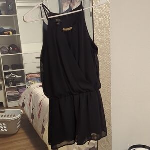 BCX Elegant Black Romper